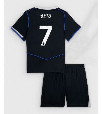 Chelsea Pedro Neto #7 Tredje trøje Børn 2025-26 Kort ærmer (+ korte bukser)